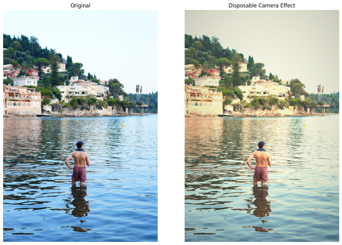 Disposable Camera Effect Example